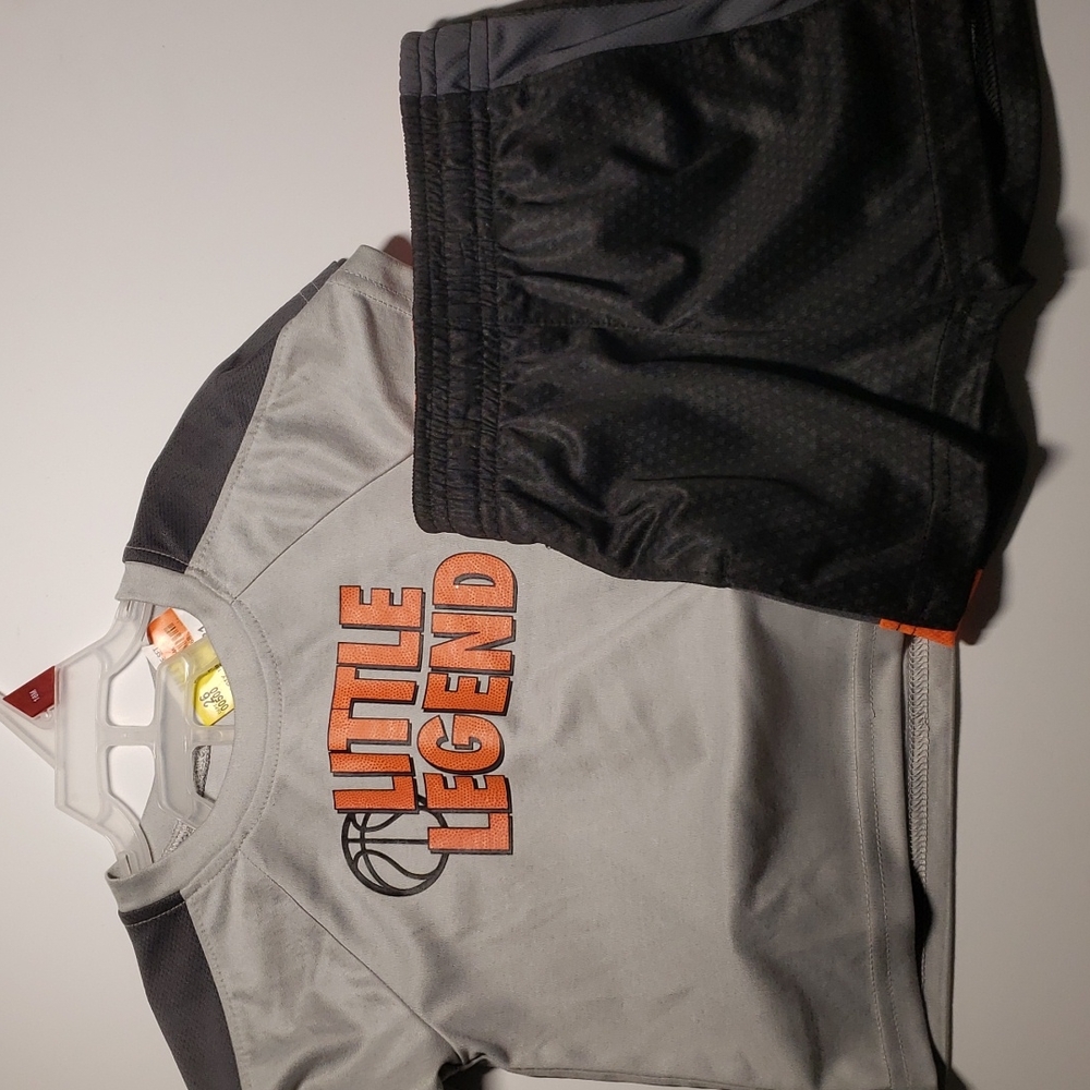Boys 2 piece basketball outfit Little Legend